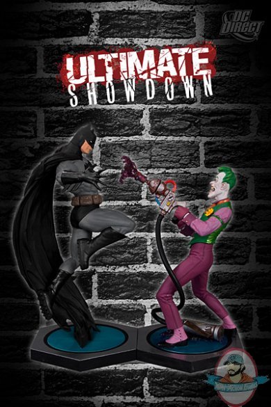 Ultimate Showdown Batman vs The Joker Statue Set by DC Direct