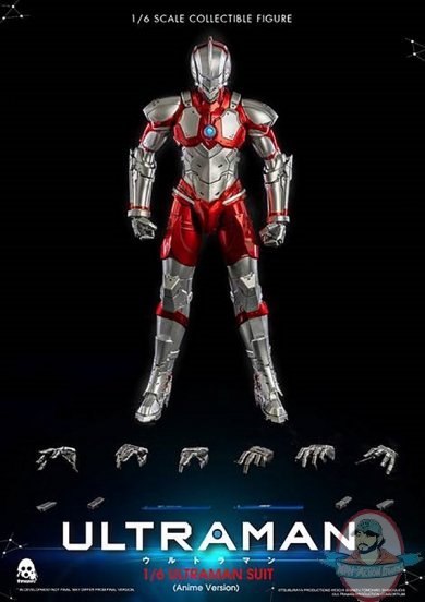 1/6 Scale Ultraman Figure Anime Edition ThreeZero