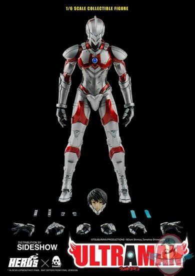 1/6 Sixth Scale Ultraman Suit Figure by Threezero