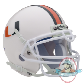 Miami Hurricanes Mini Authentic Helmet Schutt 