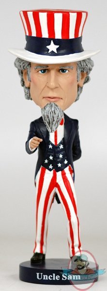 Uncle Sam Bobblehead by Royal Bobbles 