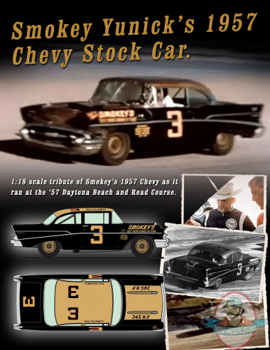 1:18 Smokey Yunick’s ’57 Chevy Stock Car driven by Paul Goldsmith