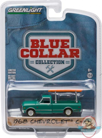 1:64 Blue Collar Collection Series 1 1968 Chevy C-10 GreenLight