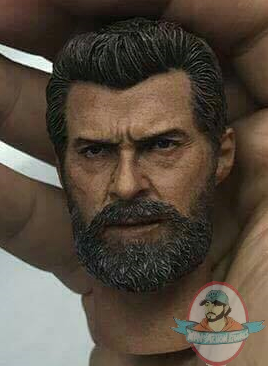 Burning Soul 1/6 Scale Wolverine Hugh Jackman Head Sculpt