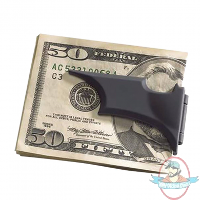 Batarang Folding Money Clip Black Metal by The Noble Collection