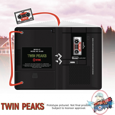 Twin Peaks Microcassette Mini Journal Playset EE Distribution BBP30806 Bif Bang Pow 