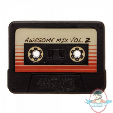 Guardians Of The Galaxy Awesome Mix Tape Cassette Label Pin