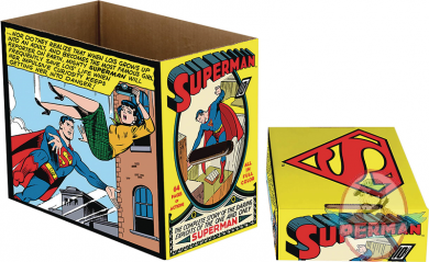 Dc Comics Superman Comic Panel 5 Pack Short Comic Storage Box