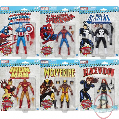 Marvel Legends Super Heroes Vintage Wave 1 set of 6 Hasbro