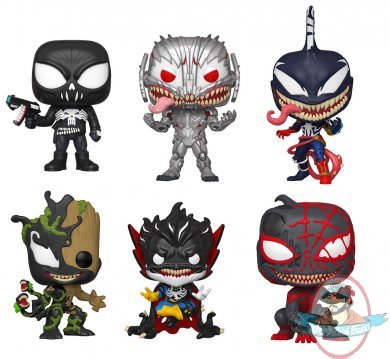 POP! Marvel Venom Series 3 Set of 6 Vinyl Figures Funko