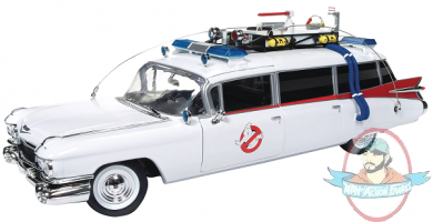 Ghostbusters Ecto-1 1:18 Scale Die Cast Vehicle Round 2