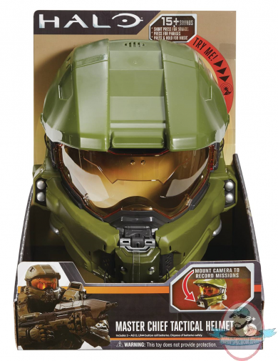 Halo Master Chief Roleplay Helmet by Mattel | Man of Action Figures