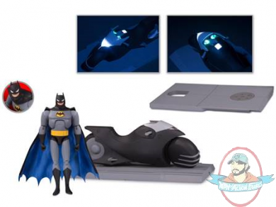 Batman: The Animated Series Batcycle & Action Figure Set