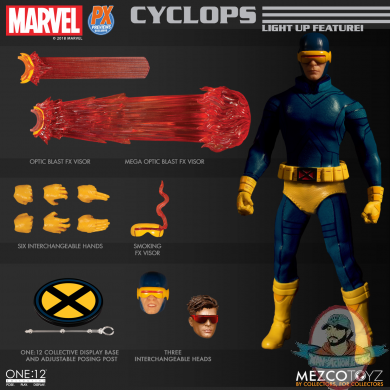 The One:12 Collective Marvel PX Classic Cyclops Figure Mezco