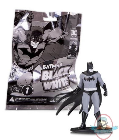 Batman Black & White Blind Bag Mini Figs Wave 1 Case Dc Comics