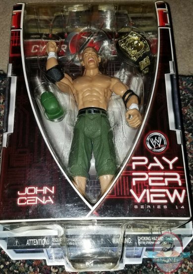 WWE Pay Per View Series 14 John Cena Figure Jakks Pacific