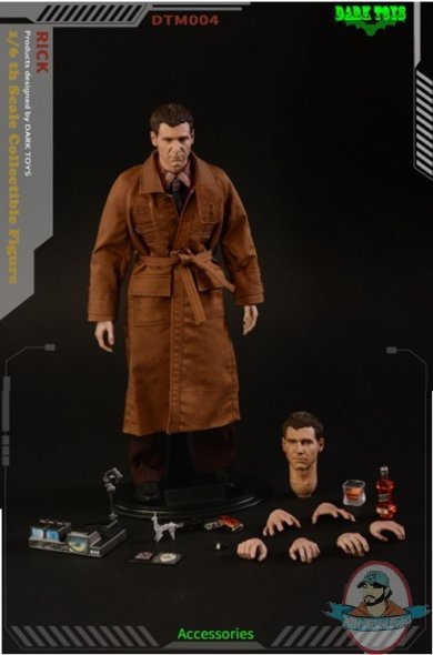 Dark Toys 1/6 Scale Blade Runner Rick DX Figure DTM004