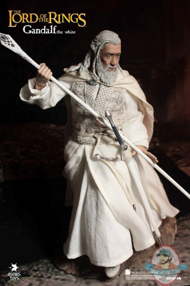 1/6 Scale Lord of the Rings Gandalf the White Action Figure Asmus Toys