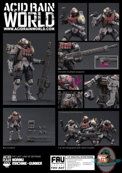 1:18 Scale Acid Rain Norinu Machine-Gunner Toynami FAV-A47 1:18 Scale Acid Rain Norinu Machine-Gunner Toynami FAV-A47