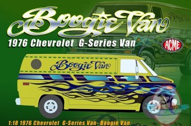 1:18 Scale 1976 Chevrolet G- Series Van "Boogie Van" Acme