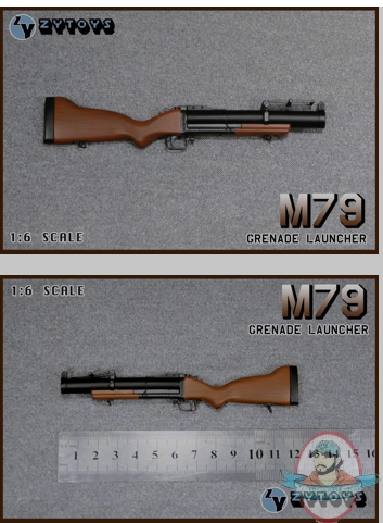 ZC World 1:6 Accessories M79 Grenade Launcher for 12" Figures