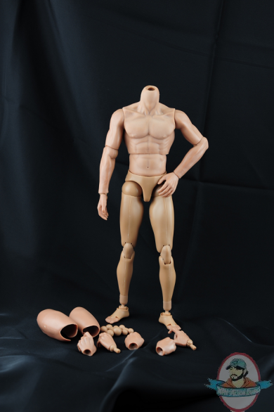 Custom 1/6 Scale Muscular Narrow Body for 12 inch Figures