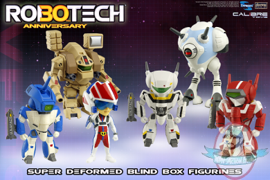 Robotech 30th Anniversary Super Deformed Figures Case of 12 Toynami