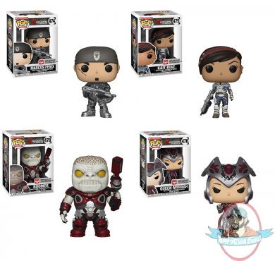 Pop! Games: Gears of War Series 3 Set of 4 Vinyl Figures Funko