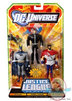 Justice League Unlimited 3pk Fig Vandal Savage Batman Future Superman