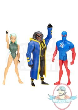 Justice League Unlimited 3pk Figure Future Static Aquagirl Micron