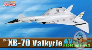 1/200 XB-70 Valkyrie AV-1 Prototype No. 2 NASA 20001 by Dragon