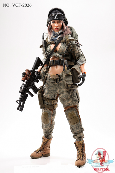 1/6 ACU Camo Female Shooter VCF-2026 Figure by Very Cool