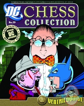 Dc Superhero Chess Fig Coll Mag #29 Ventriloquist Black Pawn Eaglemoss