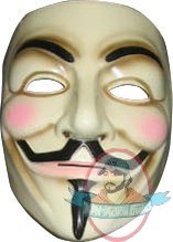 V For Vendetta Costume Mask Guy Fawkes Licensed by Rubies