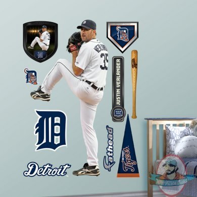 Fathead Fat Head Justin Verlander Dertroit Tigers