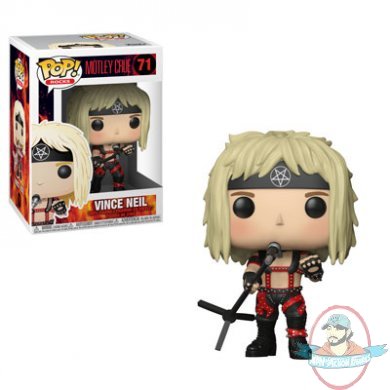 Pop! Rocks: Series 4 Mötley Crüe Vince Neil #71 Vinyl Figure by Funko