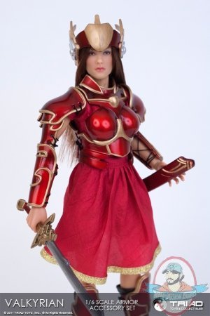 16 Scale Valkyrian Armor Set Red Version for 12 inch Figure Triad Toys