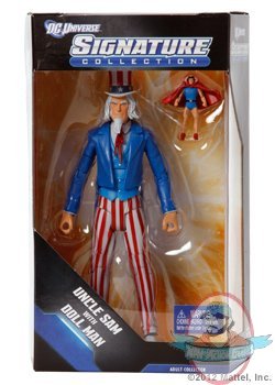 DC Universe Signature Uncle Sam with Doll Man Figures Mattel