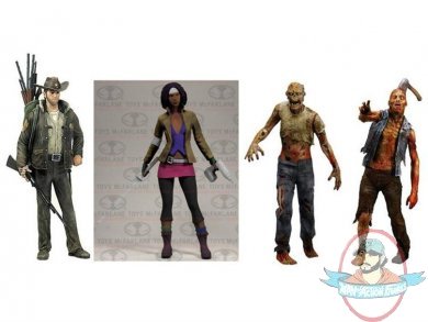 The Walking Dead Series 1 Set of 4 Figures by McFarlane