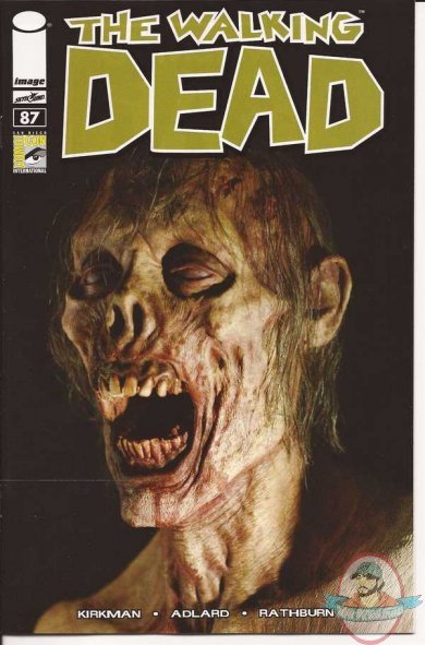 SDCC 2011 The Walking Dead #87 AMC Zombie Photo Cover 