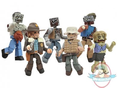 The Walking Dead Minimates Series 1 Set of 6 by Diamond Select Toys
