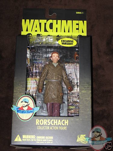 Watchmen Rorschach Unmasked Variant 1 5000 by DC Direct