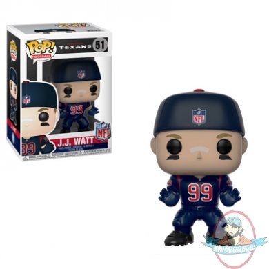 POP! NFL Houston Texans J.J Watt Color Rush #51 Vinyl Figure Funko