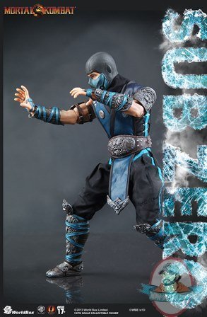 1/6 Scale "Mortal Kombat " Sub-Zero 12 inch Figure Worldbox