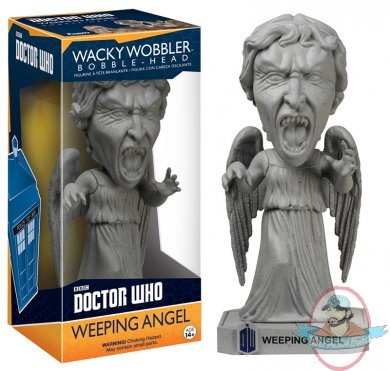 Doctor Who Wacky Wobblers Weeping Angel BobbleHead Funko 