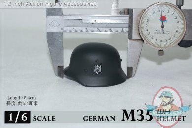 ZYTOYS 1:6 Action Accessories ZY-M35-WH M35 German WH Helmet