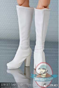 Street Fare 2.0 Female Boots White for 12 inch Figures by Triad Toys