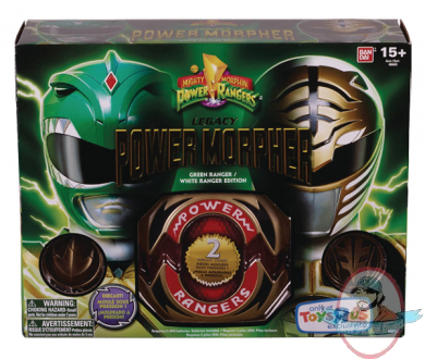 Power Rangers Legacy MMPR Morpher Green White Edition by Bandai