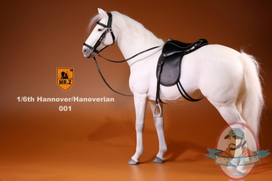 1/6 Mr.Z German Hanoverian Horse Set White MRZ GHH001