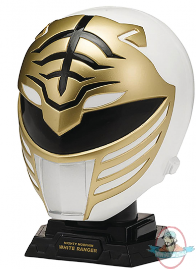 1/4 Scale Mighty Morphin Power Ranger Legacy White Helmet Bandai